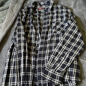 Arizona Black and white flannel